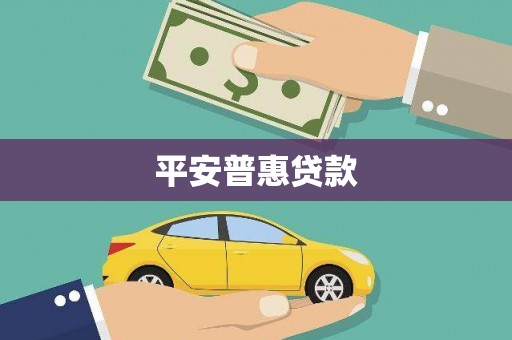 江孜平安普惠贷款
