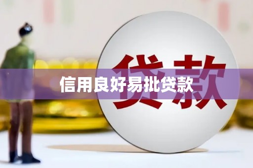江孜信用良好易批贷款