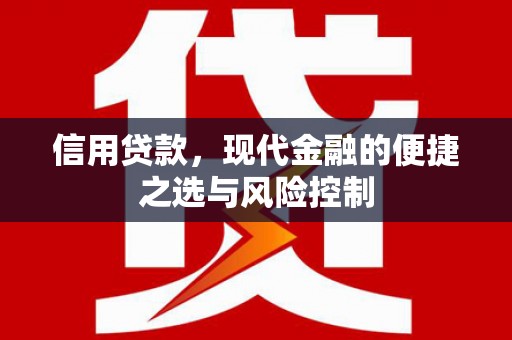 江孜信用贷款，现代金融的便捷之选与风险控制