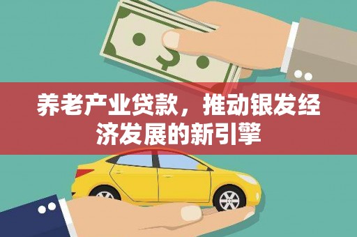 江孜养老产业贷款，推动银发经济发展的新引擎