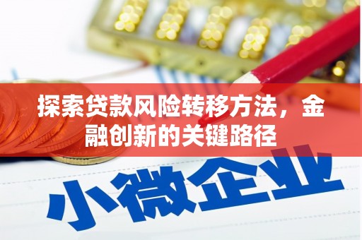 江孜探索贷款风险转移方法，金融创新的关键路径