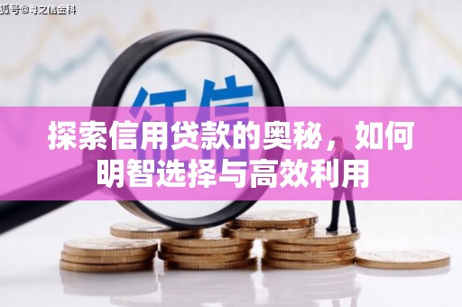 江孜探索信用贷款的奥秘，如何明智选择与高效利用
